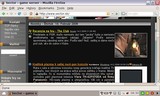 Sector sa vo Firefoxe číta hlavne vďaka svojej fixnej šírke relatívne pohodlne.